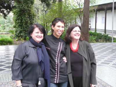 p1090345 Meryem Cherkaoui et les soeurs Scotto qui elles aussi ont cuisiné pour le Festival