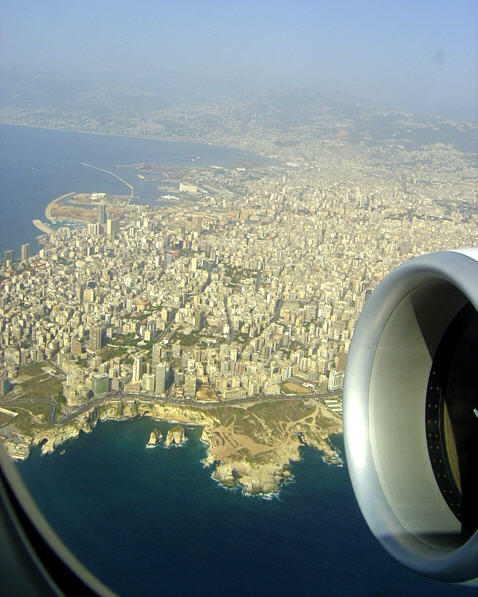Arrivée sur Beyrouth