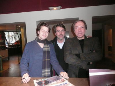 p1100545 David Fray, Olivier Château, Jean-Paul Scarpitta au Jardin des Sens