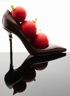Un escarpin en Chocolat, un conseil dégustez le, mais ne l'essayez pas à vos pieds !