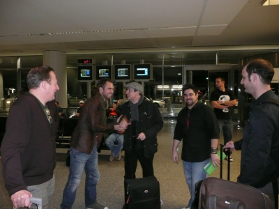 Les Chefs du Supperclub nous accueillent à l'aéroport