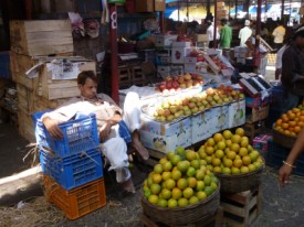 Marché à Mumbai - Pourcel