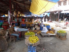 Marché à Mumbai - Pourcel