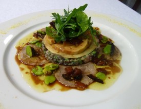 entrée-veau-lentilles