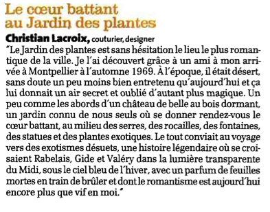 lieux romantiques Montpellier