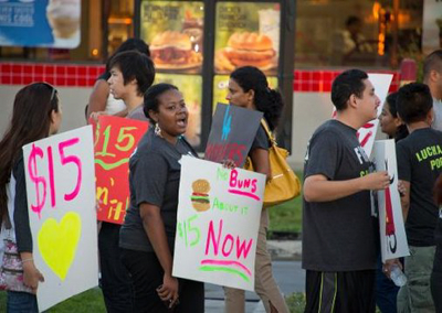 Fast food grève