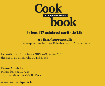 cookbook Palais Beaux Arts Paris