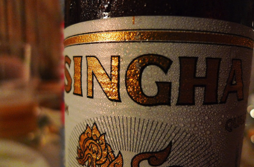 Singha beer Thailande