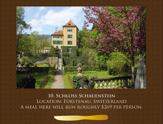 10 of the best and most expensive luxury restaurants in the world