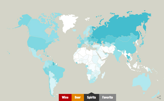 consommation spiritueux