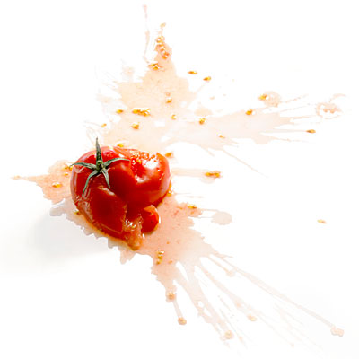 tomate éclatée