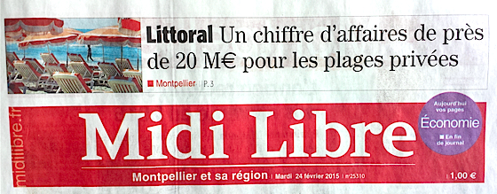 Plages Privées Midi Libre