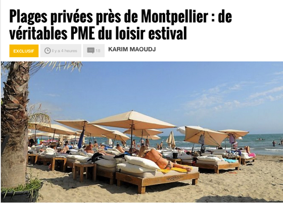 Plages Privées Midi Libre