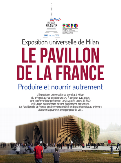 Expo Universelle Milano 2015 Pavillon France