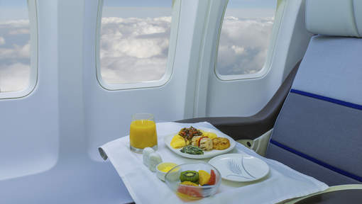 repas dans les avions