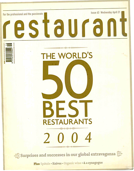 The World's 50 Best Restaurants 2004