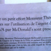 Augmentation de la TVA dans la restauration… McDonald’s s’essaye au Fact-Checking