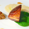 12 recettes pour accompagner vos Fêtes – Escalope de foie gras de canard, fraîcheur de poires ( 4 )